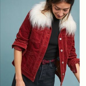 Anthro marnie chord jacket